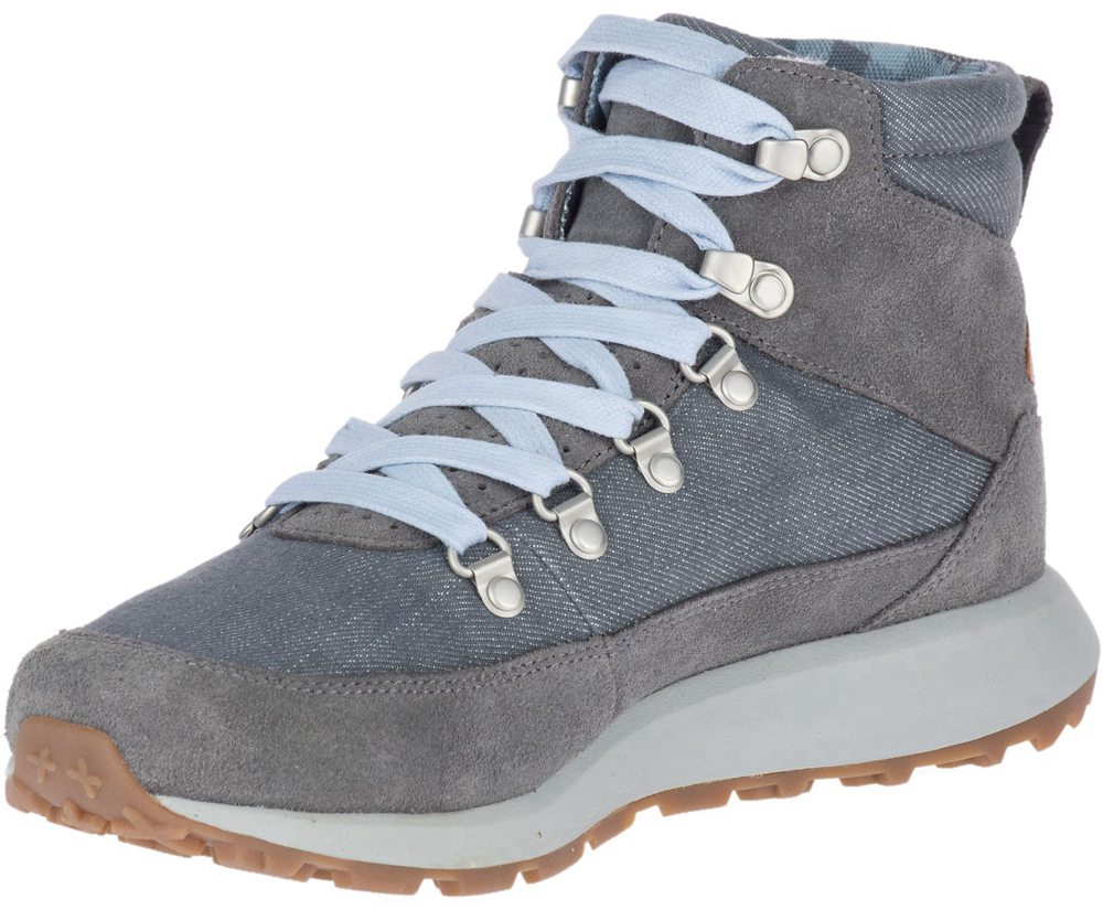 Merrell Boots Grey - Ashford Classic Chukka - Womens 31NHEBYTS